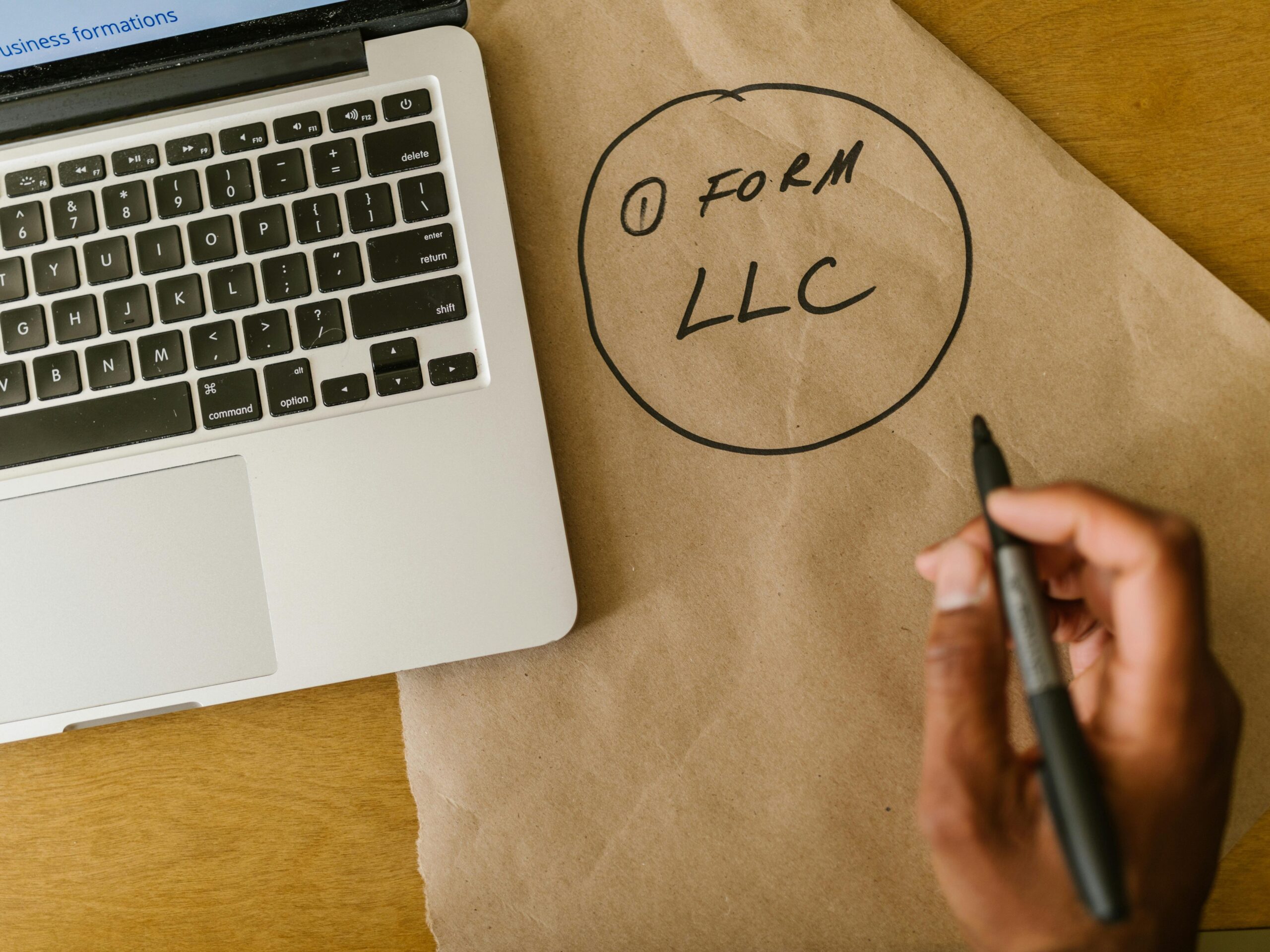 Home Close-up of hand writing